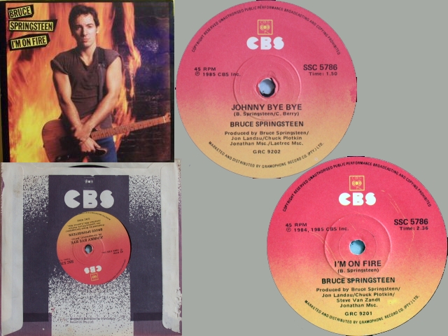 Bruce Springsteen - I'M ON FIRE / JOHNNY BYE BYE